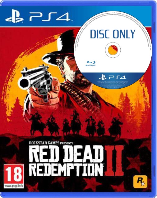 Red Dead Redemption 2 - Disc Only - Playstation 4 Games