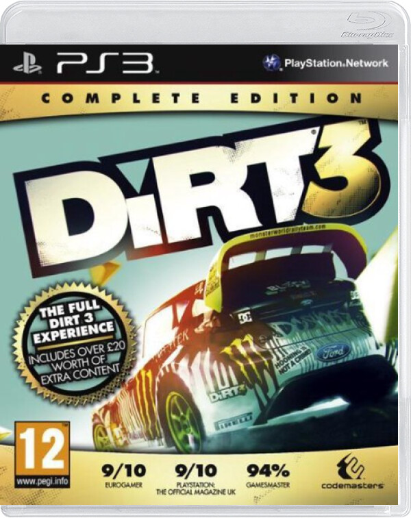 DiRT 3 - Complete Edition - Playstation 3 Games