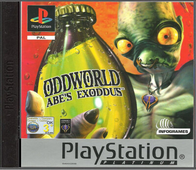 Oddworld: Abe's Exoddus (Platinum) - Playstation 1 Games