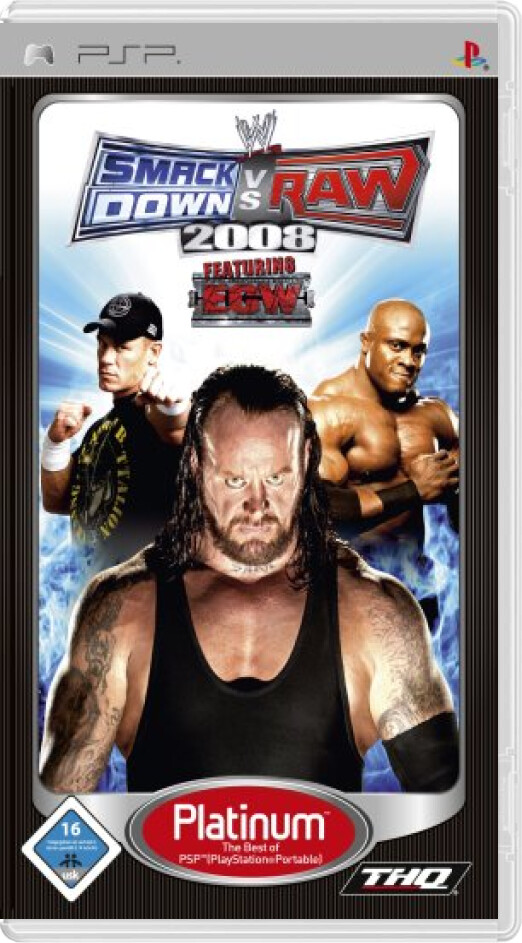 WWE SmackDown vs. Raw 2008 (Platinum) - Playstation Portable Games