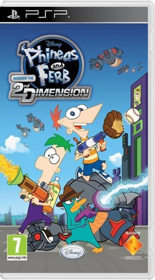 Phineas & Ferb: Across The Second Dimension - Playstation Portable Games