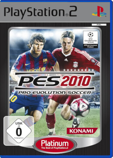 Pro Evolution Soccer 2010 (Platinum) - Playstation 2 Games