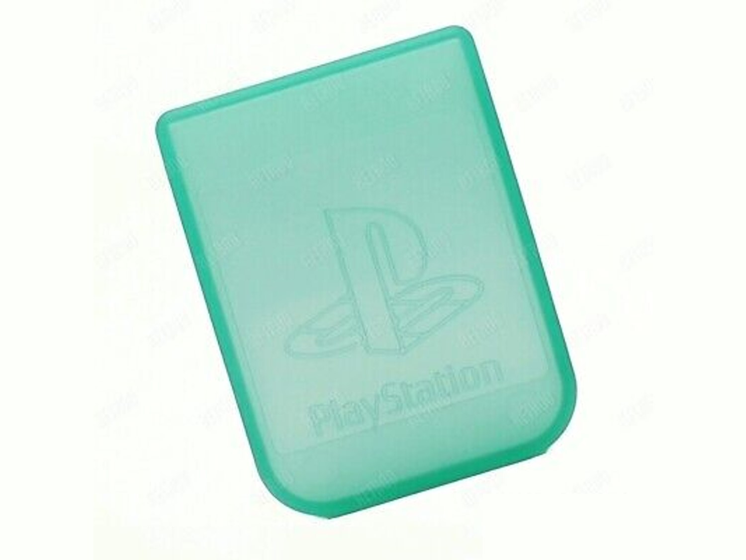 PlayStation 1 Memory Card Case - Green - Playstation 1 Hardware