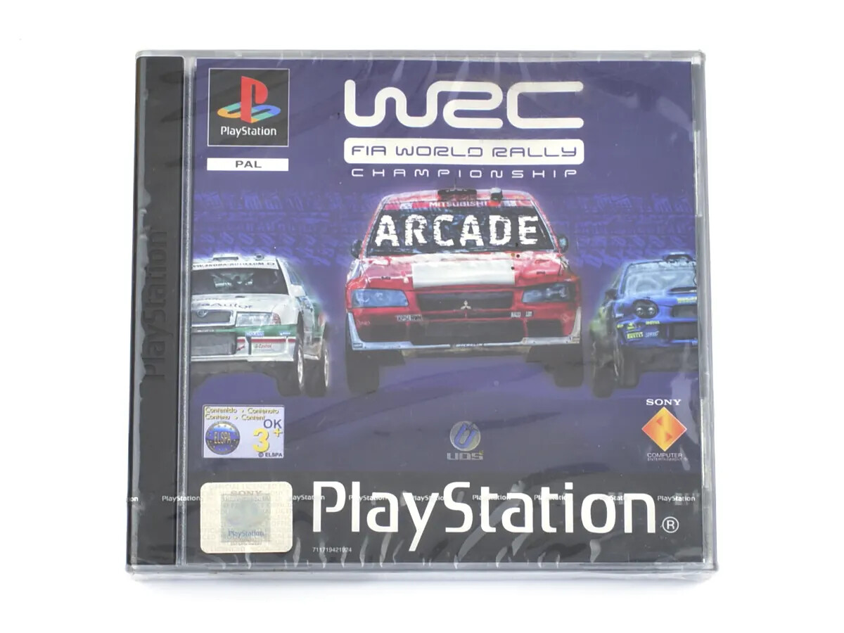 WRC: FIA World Rally Championship Arcade (SEALED) - Playstation 1 Games