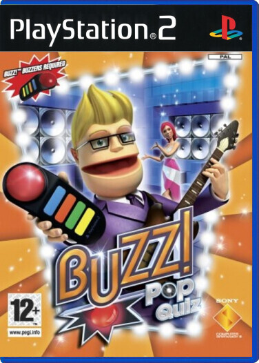 Buzz!: The Pop Quiz (German) - Playstation 2 Games