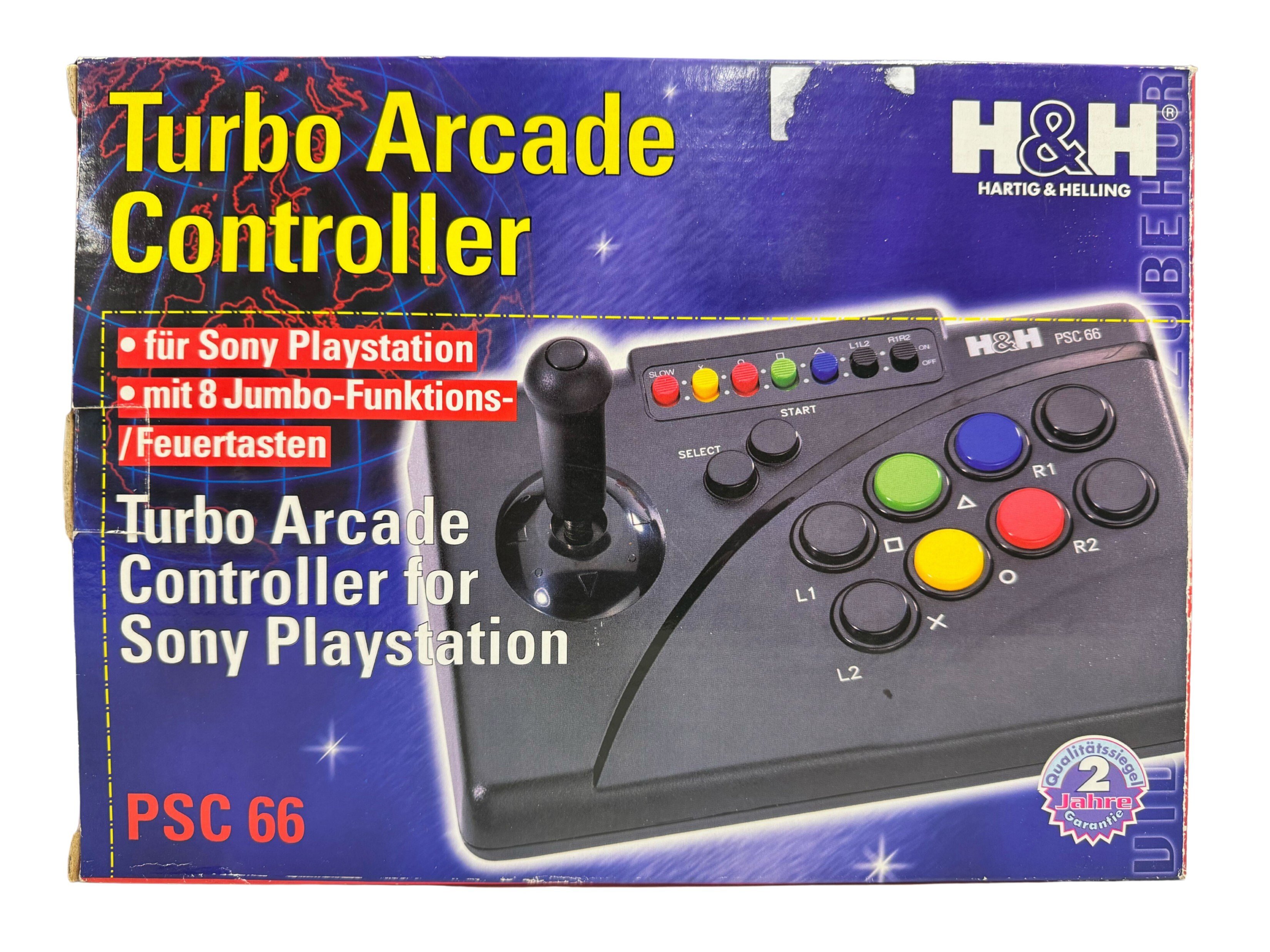 H&H Turbo Arcade Controller [Complete] Kaufen | Playstation 1 Hardware