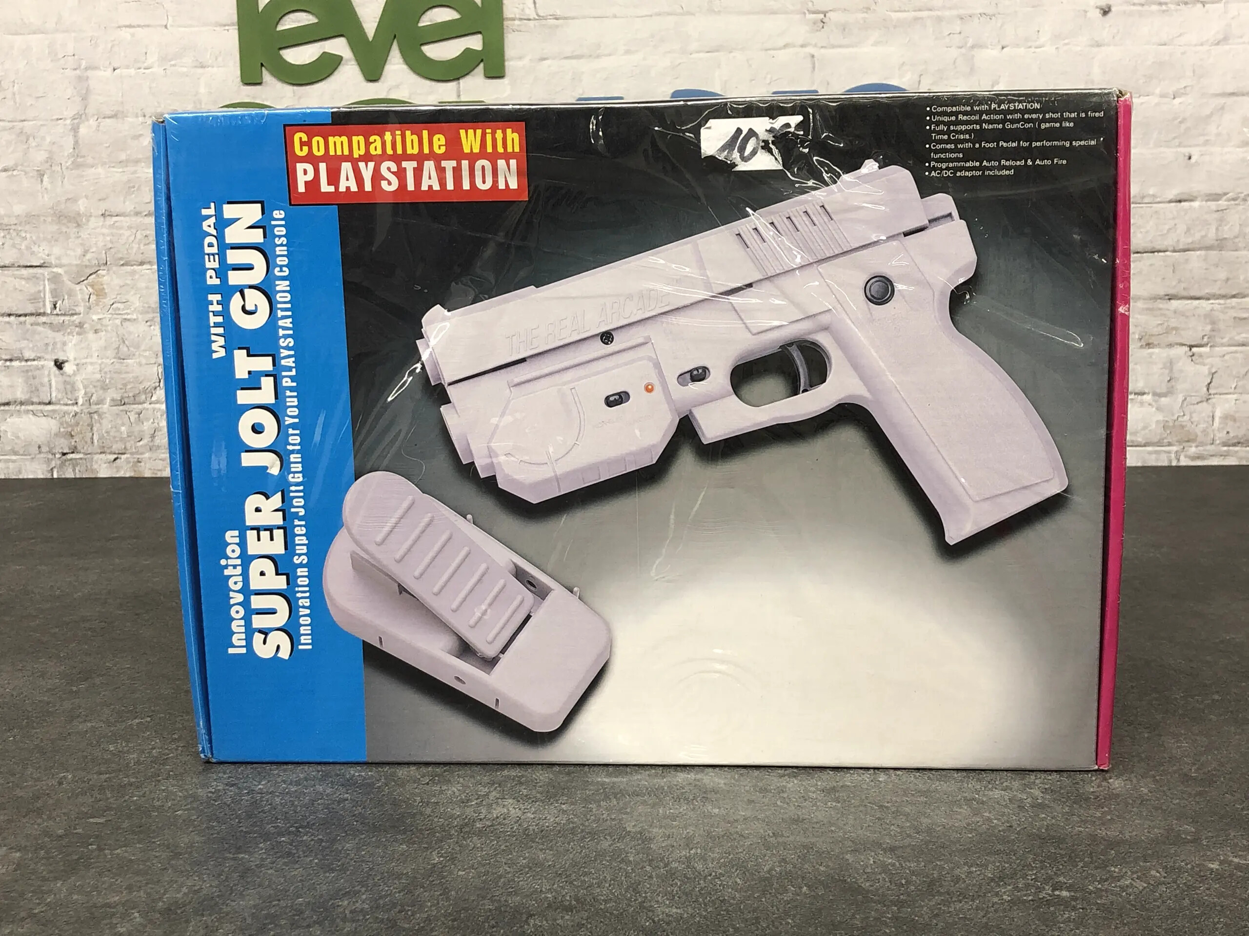 Innovation Super Jolt Gun with Pedal (SEALED) - Playstation 2 Hardware