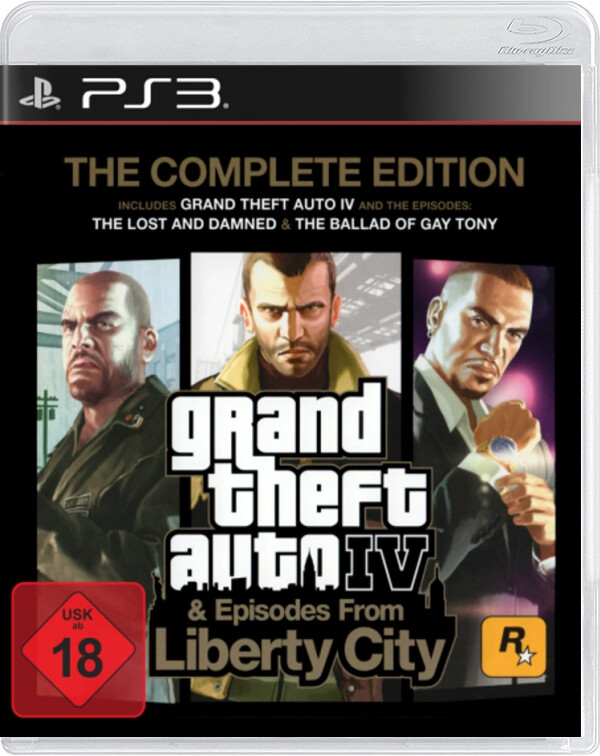 Grand Theft Auto IV & Episodes From Liberty City  (German) - Playstation 3 Games