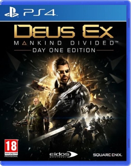 Deus Ex: Mankind Divided - Day One Edition (French) - Playstation 4 Games