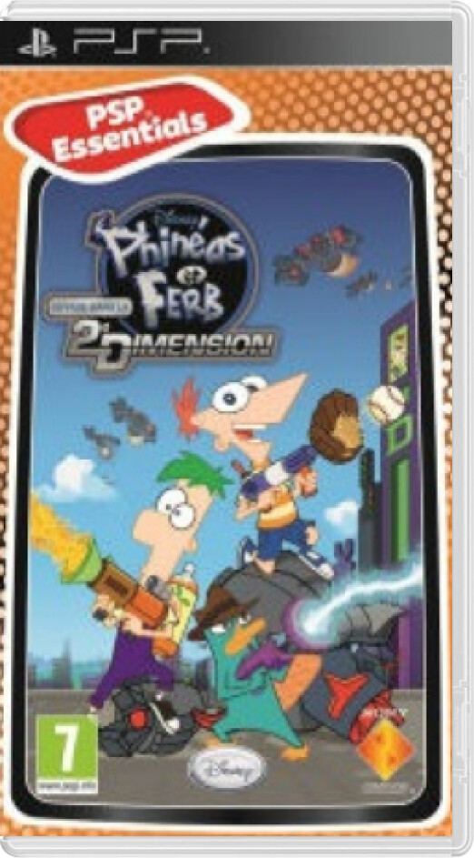 Phineas & Ferb: Across The Second Dimension (Essentials) - Playstation Portable Games