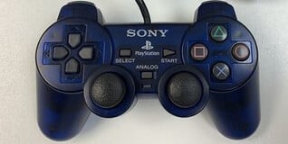Sony DualShock Playstation 2 Controller - Ocean Blue - Playstation 2 Hardware