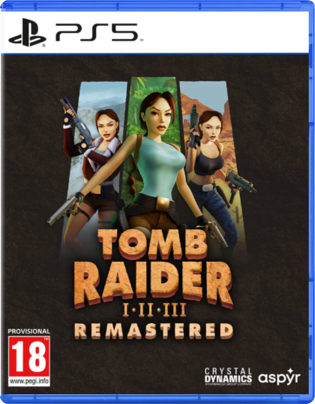 Tomb Raider I - II - III Remastered - Playstation 5 Games