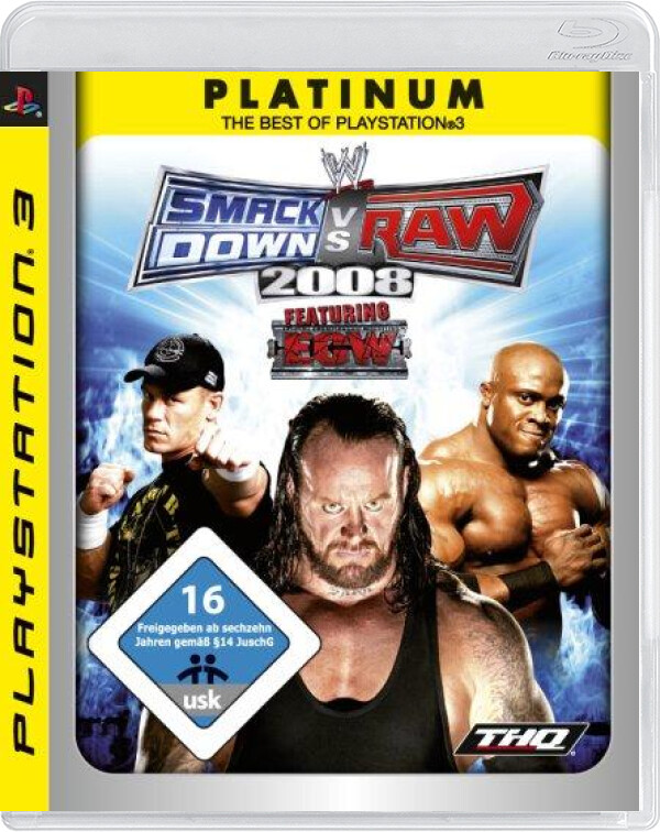 WWE SmackDown vs. Raw 2008 (Platinum) - Playstation 3 Games