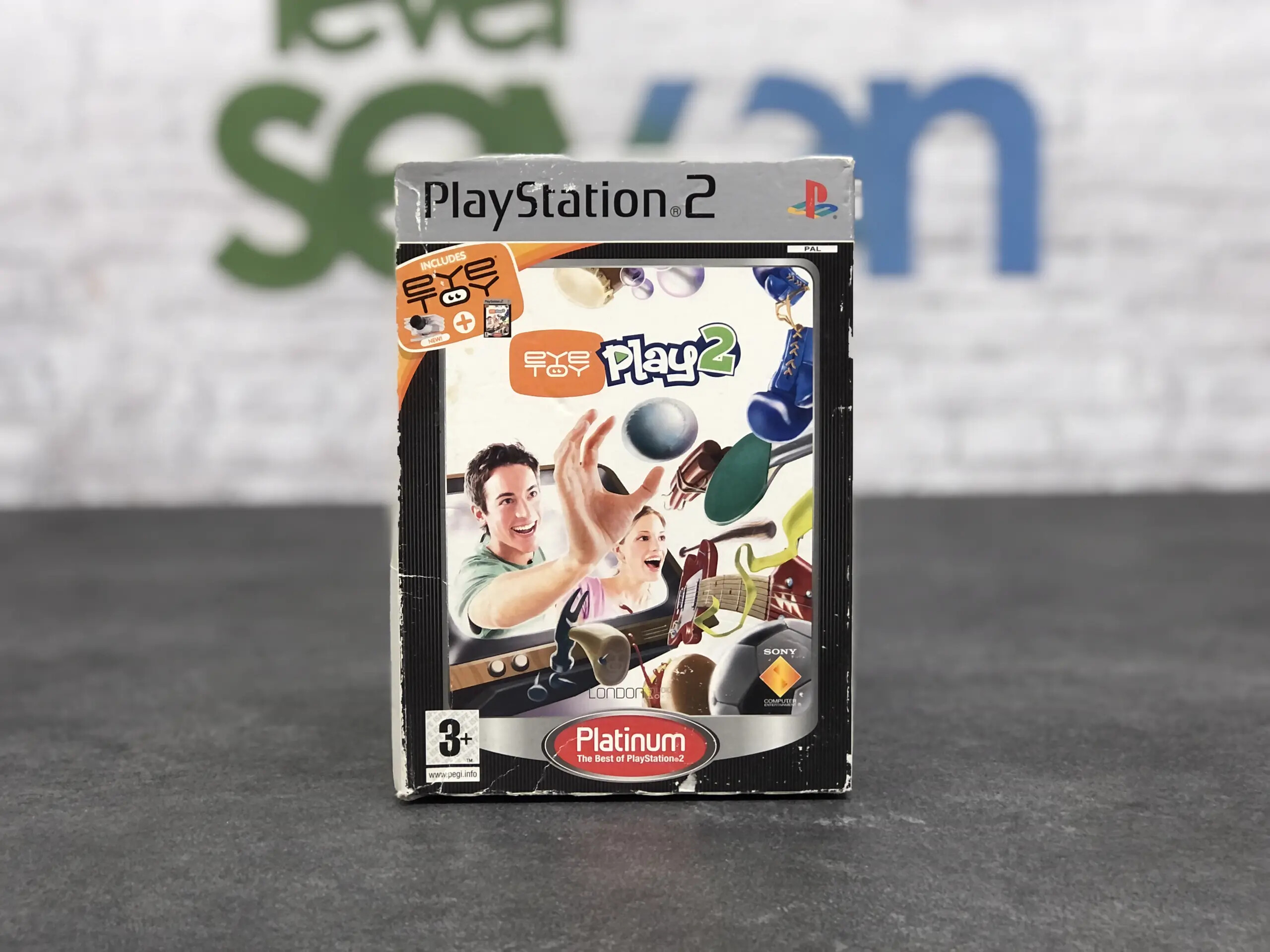 Sony Playstation 2 Eye Toy Camera - Silver [Complete] - Playstation 2 Hardware