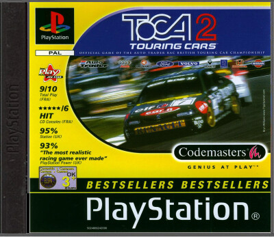 TOCA 2 Touring Cars (Bestsellers) - Playstation 1 Games