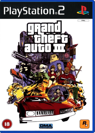 Grand Theft Auto III (German) - Playstation 2 Games