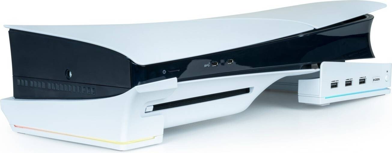Nacon Horizontal RGB Console Stand & Charging Station voor PS5 Slim - Playstation 5 Hardware