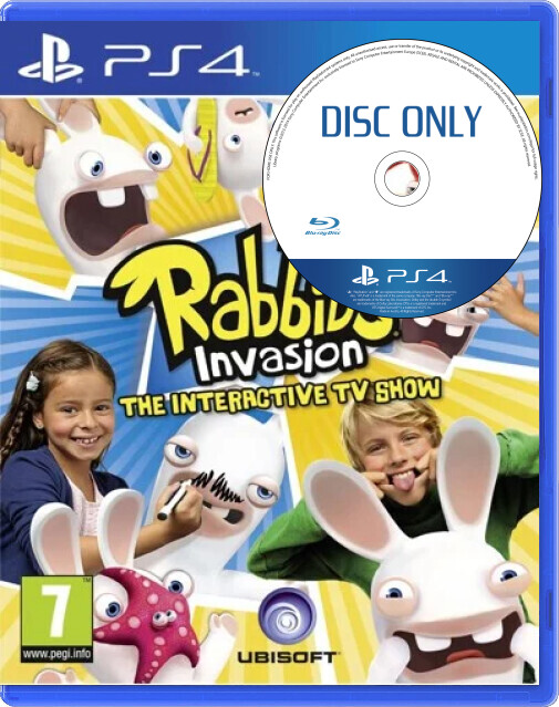 Rabbids Invasion The Interactive TV Show - Disc Only - Playstation 4 Games