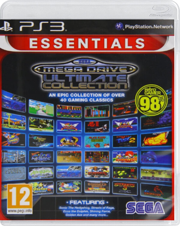 Sega Mega Drive: Ultimate Collection (Essentials) - Playstation 3 Games