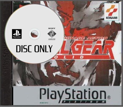 Metal Gear Solid (Platinum) - Disc Only - Playstation 1 Games