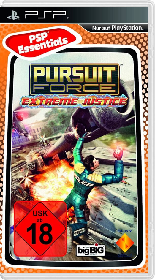 Pursuit Force: Extreme Justice (Essentials) (French) - Playstation Portable Games