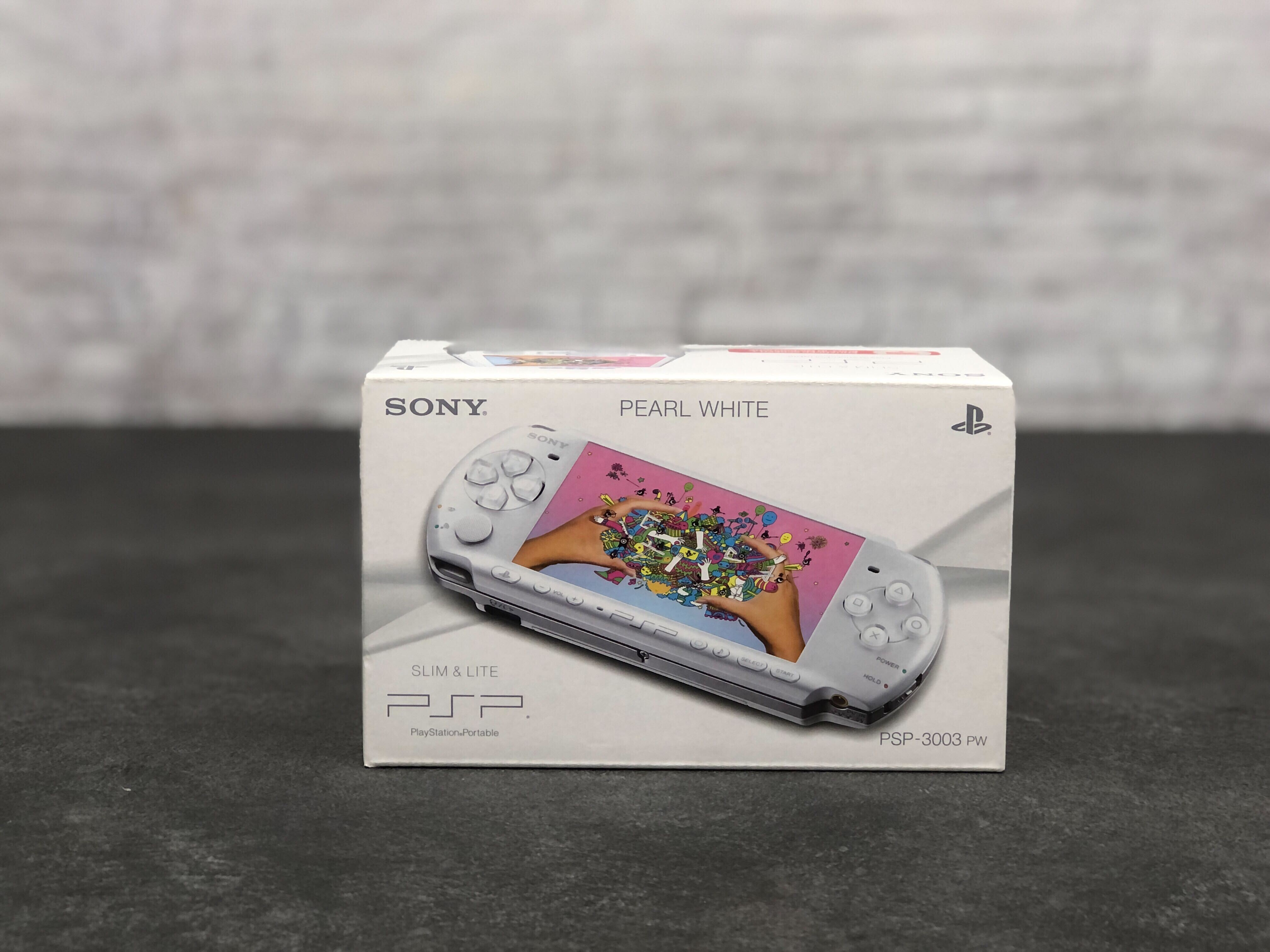 Playstation Portable Slim & Lite PSP 3000 - Pearl White [Complete] - Playstation Portable Hardware