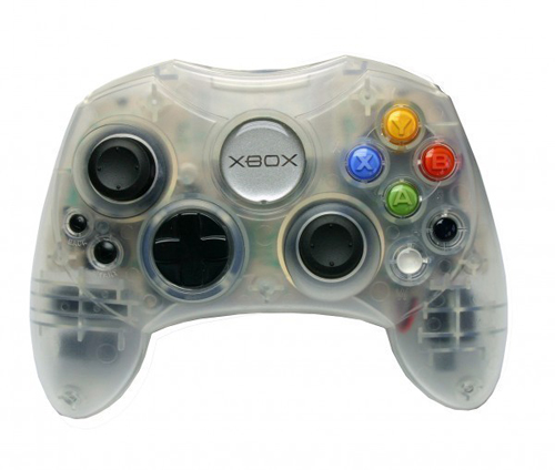 Original Xbox Classic S Controller - Crystal