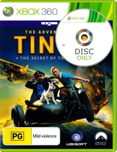 The Adventures of Tintin: The Secret of the Unicorn - Disc Only